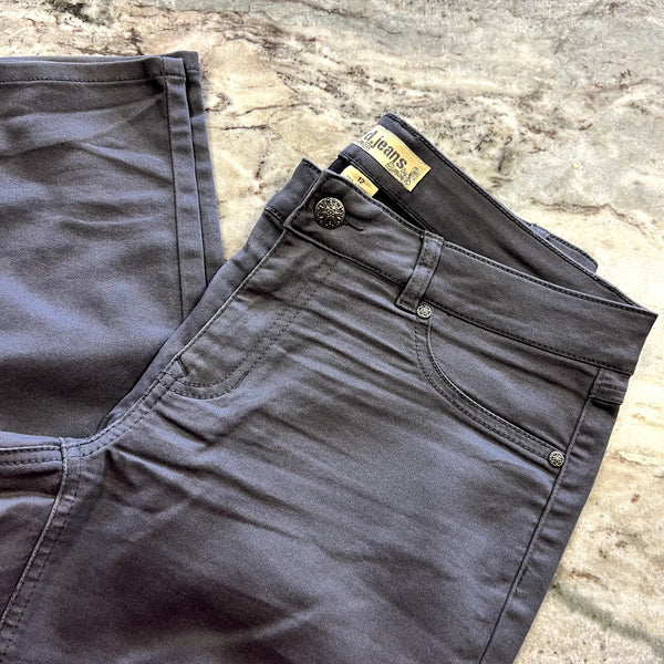 D. Jeans Gray Skinny Leg Jeans Size 12