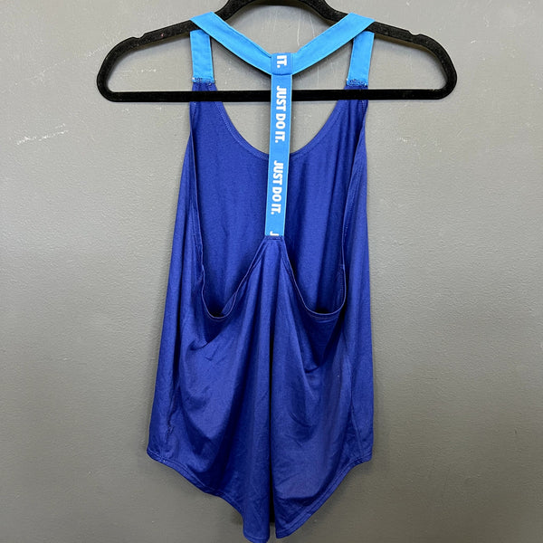 Nike Blue Athletic Workout Tank Small