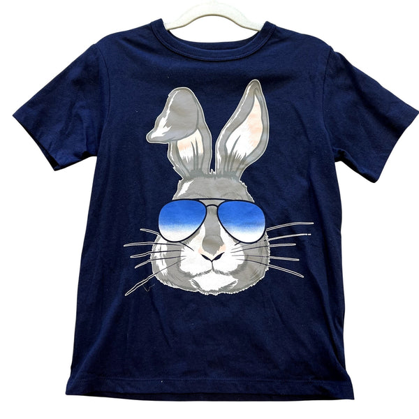 The Children's Place Cool Rabbit Navy Graphic Tee Size 5/6