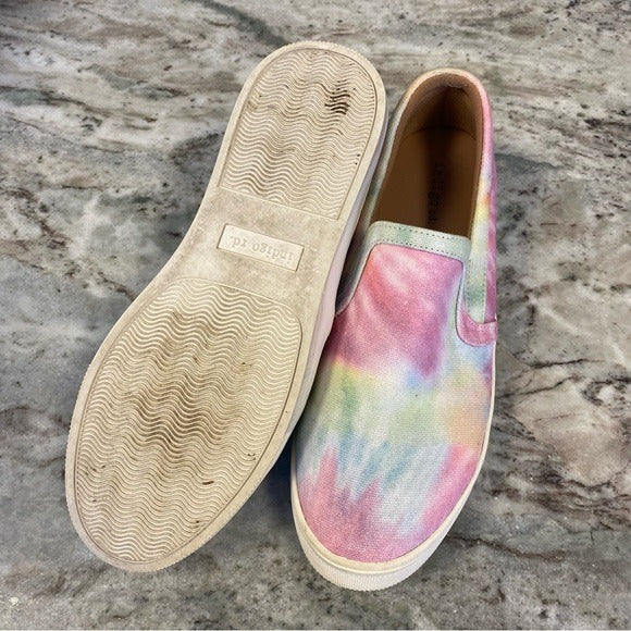 Tie Dye Slip On Canvas Shoes Size 8.5