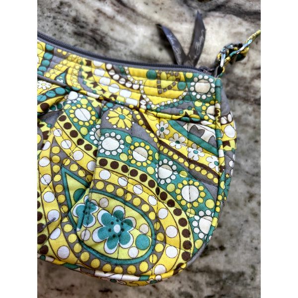 Vera Bradley Frannie Lemon Parfait Crossbody Bag