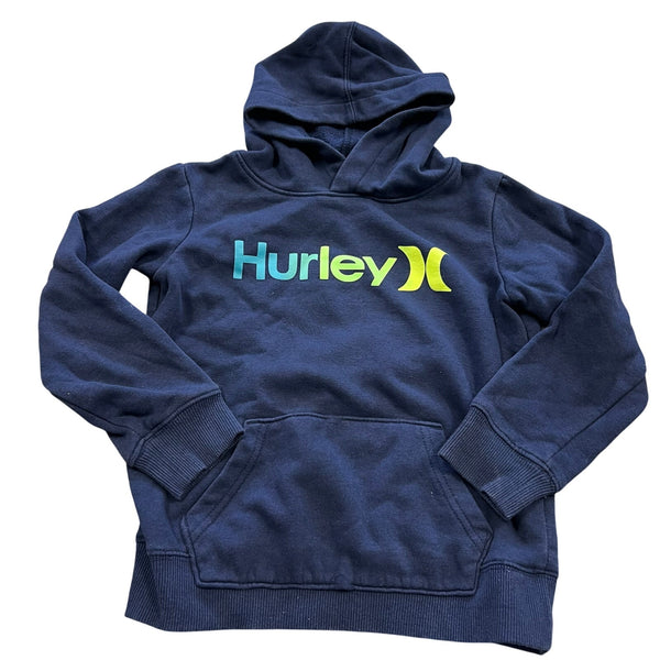 Hurley Boys Navy Blue Hooded Pullover Size 5/6