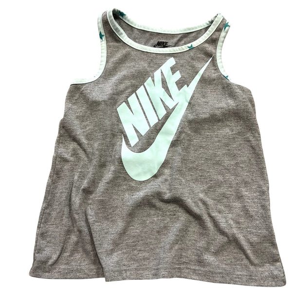 Nike Girls Gray Racerback Tank Top Size 6/7
