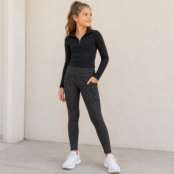 Old Navy Active Powersport High Rise Leggings Black Size Youth XL