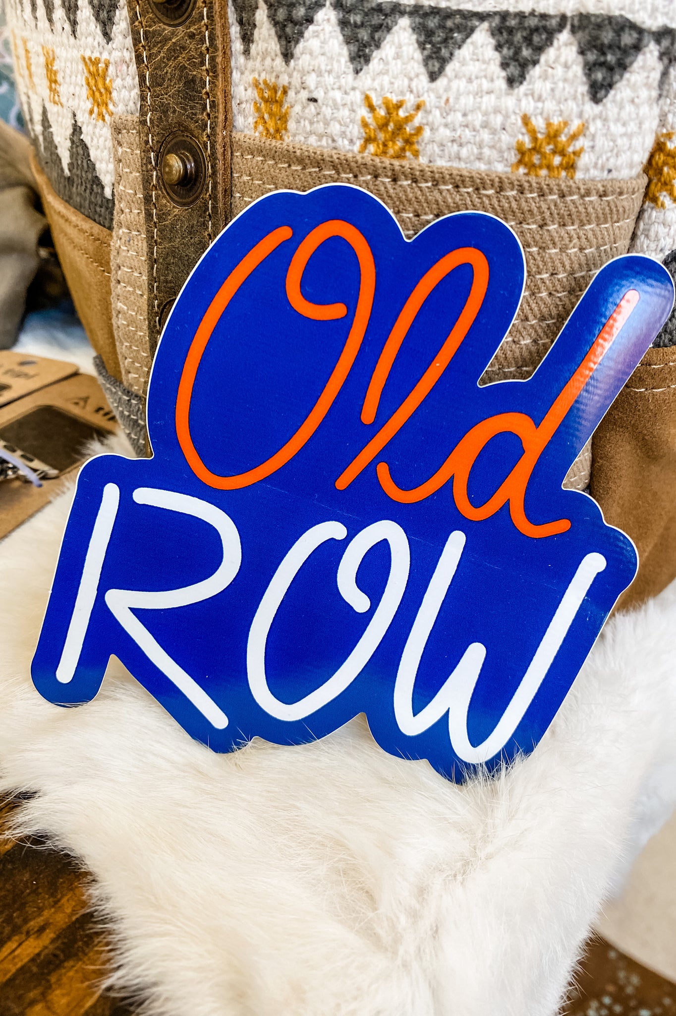 Old Row Western Sticker - Rope