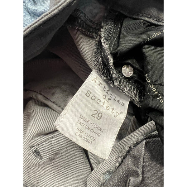 Articles of Society Gray Wash Ankle Skinny Jeans Size 29