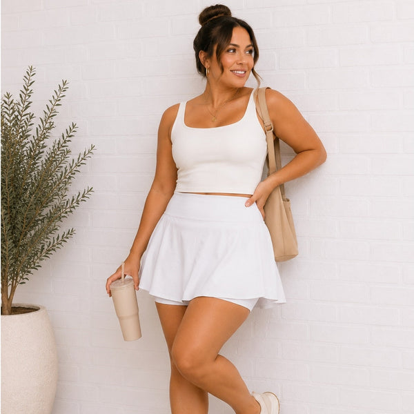 Avia White Athletic Skort Size 2XL