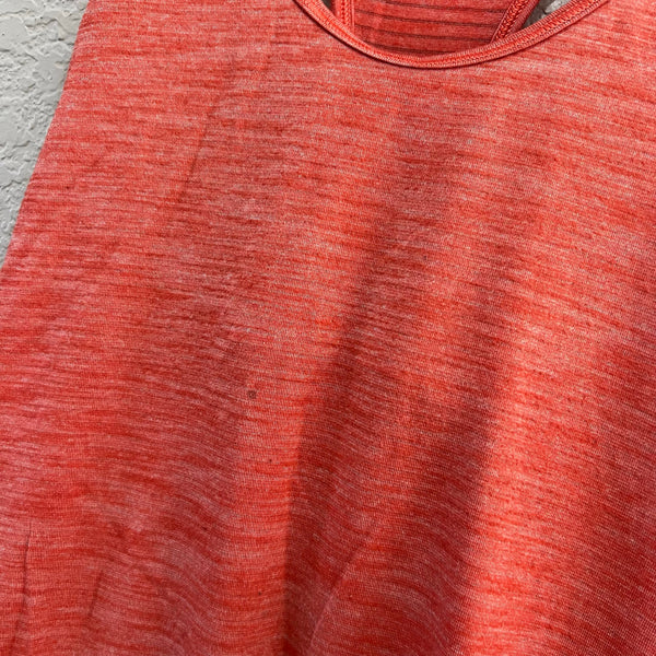 Lululemon Swiftly Tech Heathered Red Racerback Tank Top Size 8