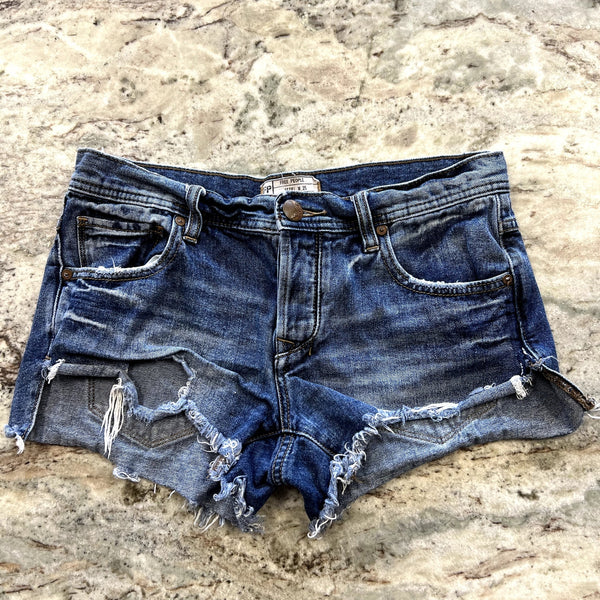 Free People Denim Distressed Cutoff Shorts Size 25