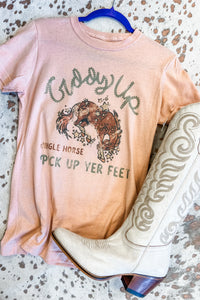 Giddy Up Jingle Horse Christmas Tee