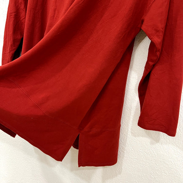 Eileen Fisher Red Blouse Size Medium