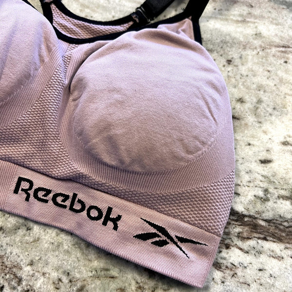 Reebok Mauve Racerback Sports Bra Medium