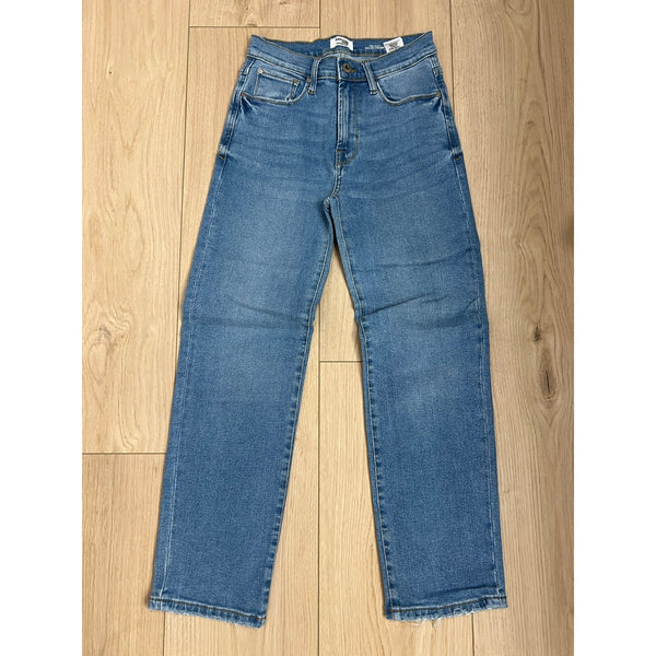 Kensie Jeans Vintage Luxe Ella High Rise Straight Leg Jeans Size 26