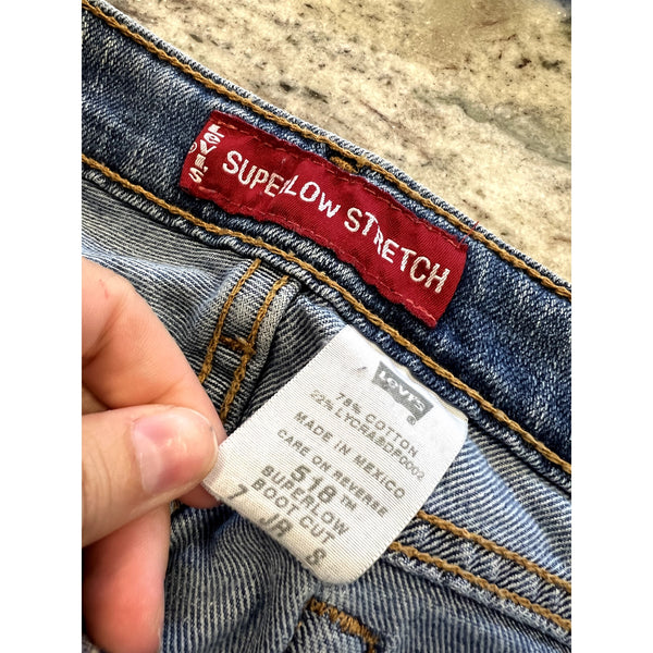 Levi's Super Low Stretch Bootcut Jeans Jr's Size 7