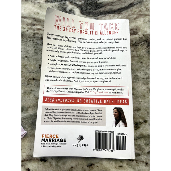 NEW Wife in Pursuit Journal Book