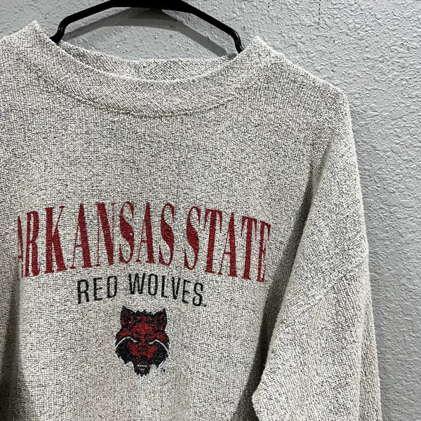 Arkansas State Red Wolves Mock Neck French Terry Sweatshirt 2XL