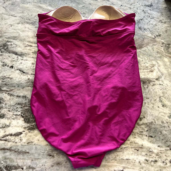 Merona Magenta One Piece Swimsuit XL