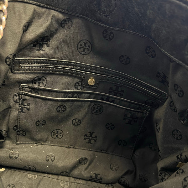 Tory Burch Marion Black Tote Bag Purse