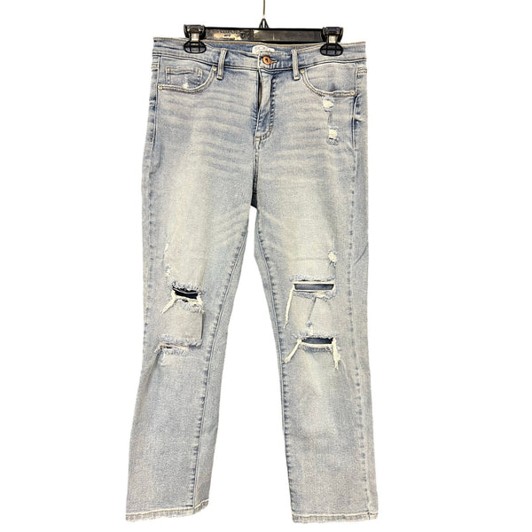 Sofia Beatrix Relaxed Boyfriend Light Wash Jeans Size 6