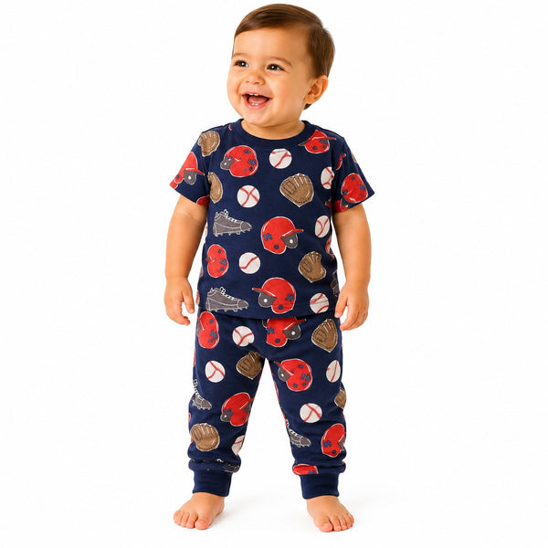 Carter's Baseball Pajama Set Size 18 Mo