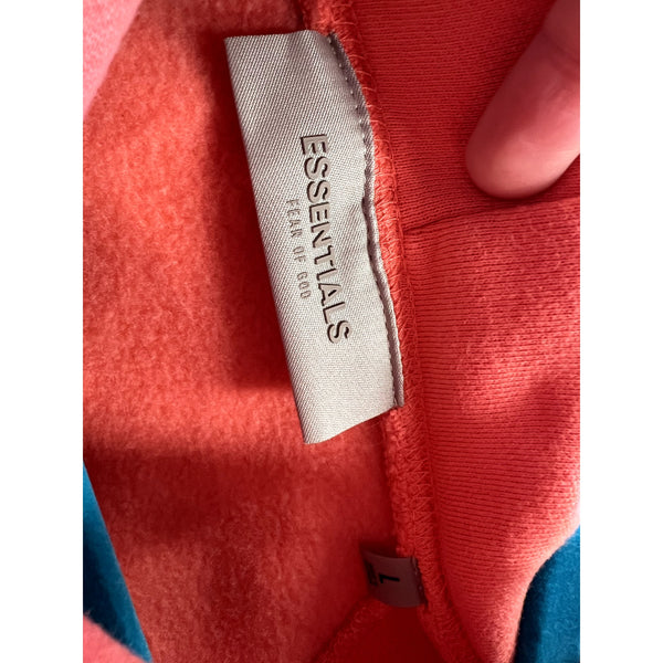 Fear of God Essentials Coral Oversized Hoodie Size Large