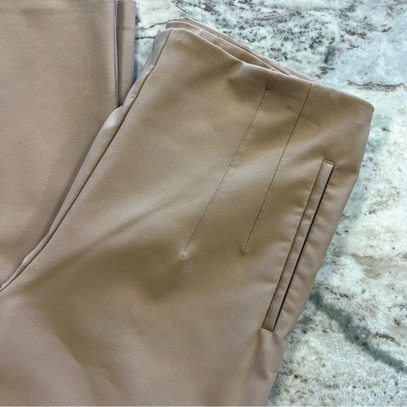 Rachel Zoe Tan Elastic Waist Slack Dress Pants Women’s Size 10