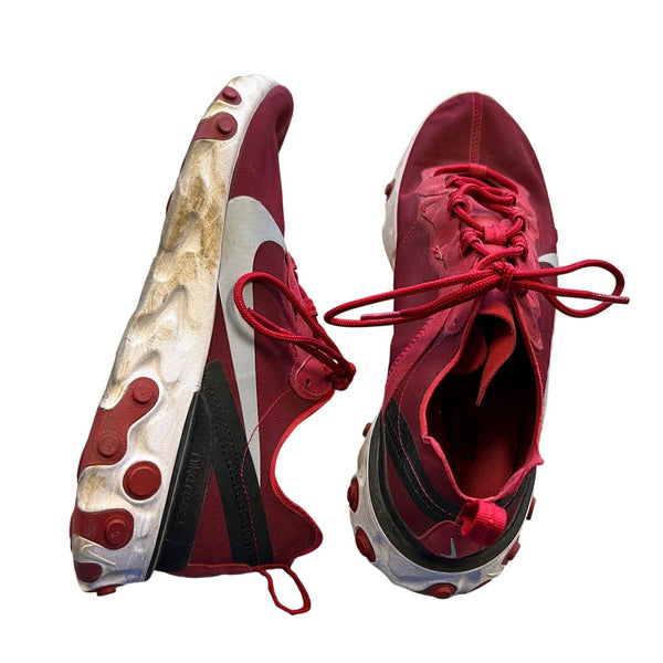 Nike React Element 55 Red Athletic Sneakers Men's Size 9