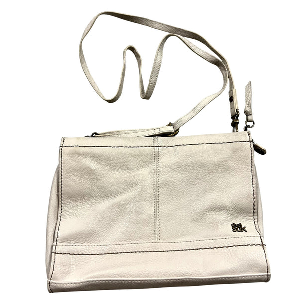 The Sak Ivory Leather Crossbody Bag