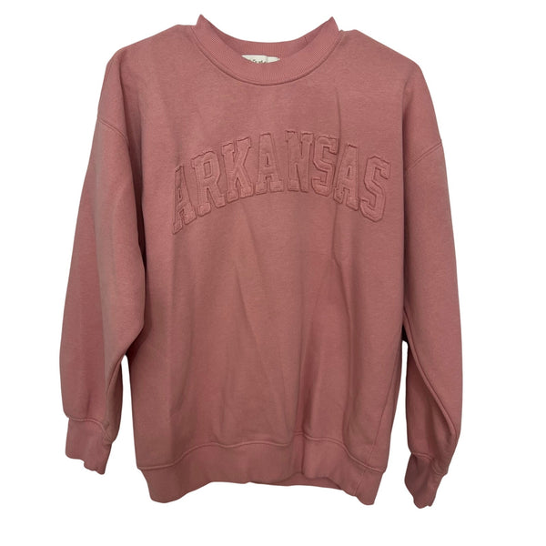 State of Mine "Arkansas" Mauve Sweatshirt Size XS
