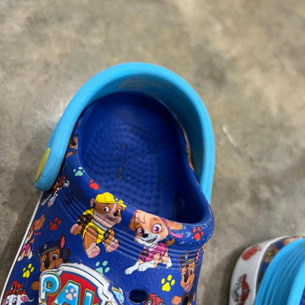 Paw Patrol Crocs Kids Size 9