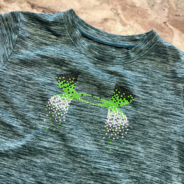 Under Armour Boys Teal Short Sleeve Graphic Tee 3T