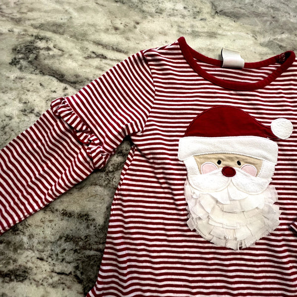 Adventure Wear Santa Striped Tee Size 4T