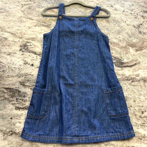 Old Navy Girls Layering Denim Dress Size 6T