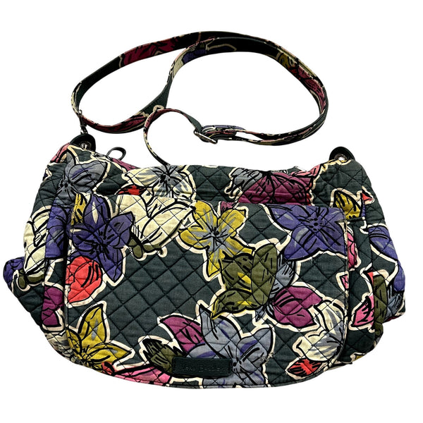 Vera Bradley Carson Shoulder Bag "Falling Flowers"