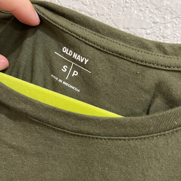 NWT Old Navy Olive Green Cotton Tank Top Small