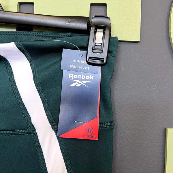 NWT Reebok Women's High Rise Training Leggings Forrest Green Small