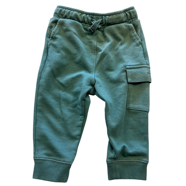 Cat & Jack Green Cargo Jogger Sweatpants 18 Mo