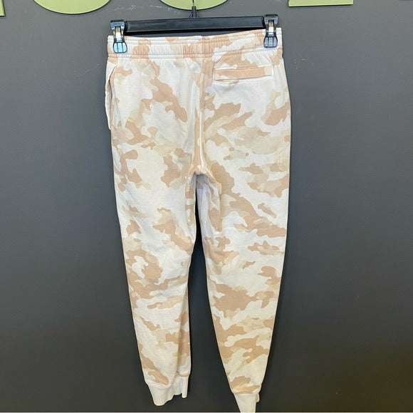 UA Tan Camo Coldgear Loose Fit Joggers Youth Medium