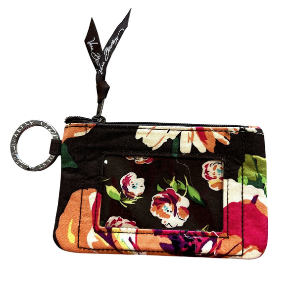 Vera Bradley English Rose Floral Zip ID Case