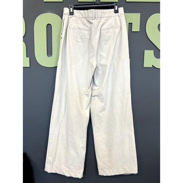 Rachel Zoe Khaki Wide Leg Dress Pants Size 10