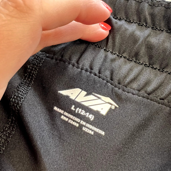 Avia Black Athletic Shorts Size Large