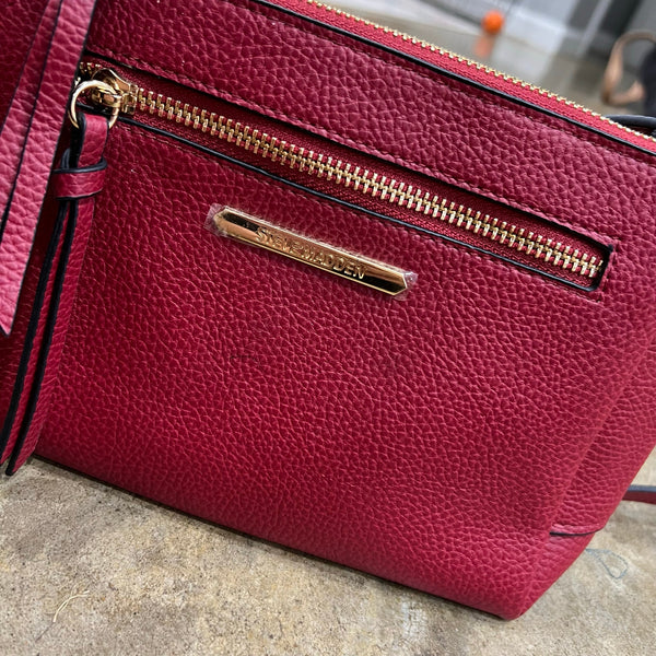 NWOT Steve Madden Red Crossbody Bag Purse