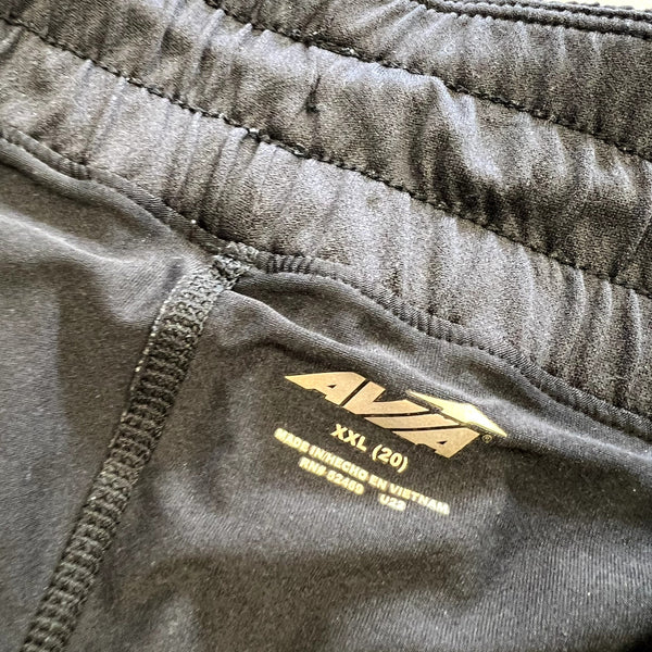 Avia Black Athletic Shorts Size XXL