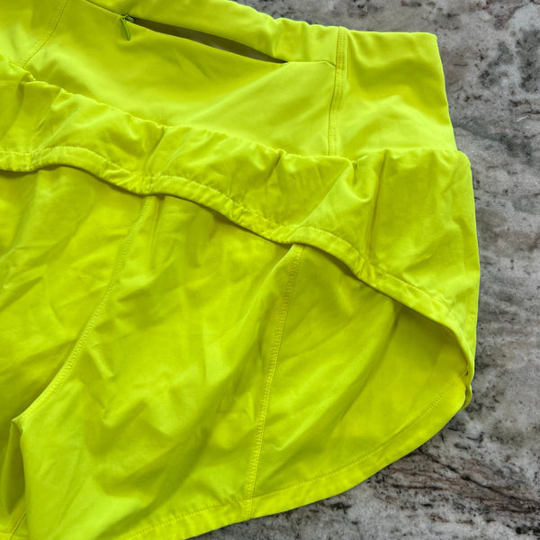 Women's Neon Yellow Athletic Shorts Size Small