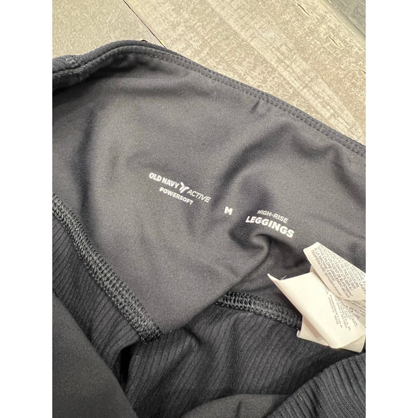 Old Navy Active Power Sport Ribbed High Rise Leggings Medium