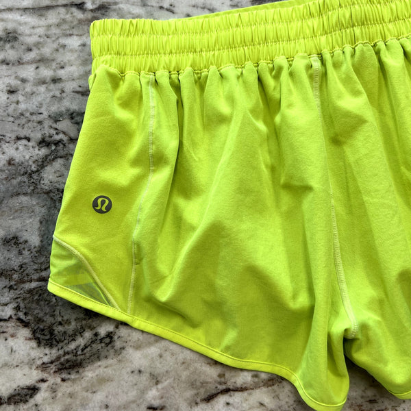 Women's Neon Yellow Athletic Shorts Size 10