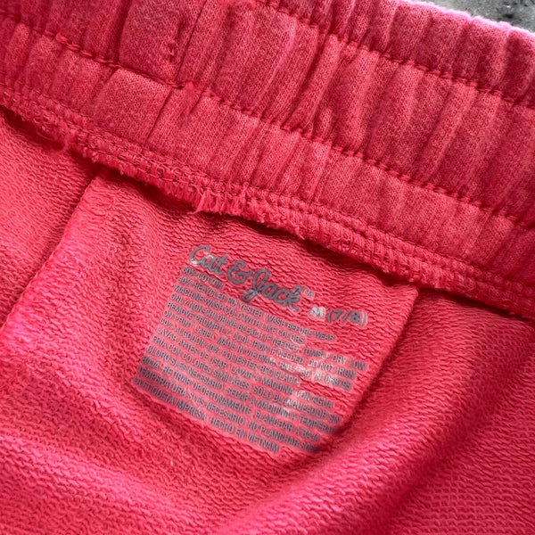 Cat & Jack Girls Pink Cotton Shorts Size Medium 7/8