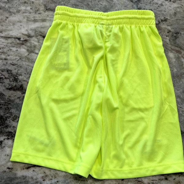 NWT Nike 3 Brand Neon Yellow Athletic Shorts Size Youth Medium