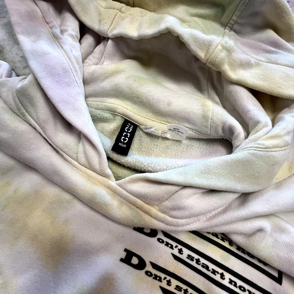 Dua Lipa Tie Dye Hooded Sweatshirt Size Medium