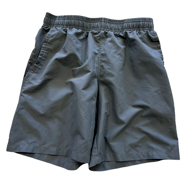 Under Armour Boys Loose Fit Gray Athletic Shorts Youth Large